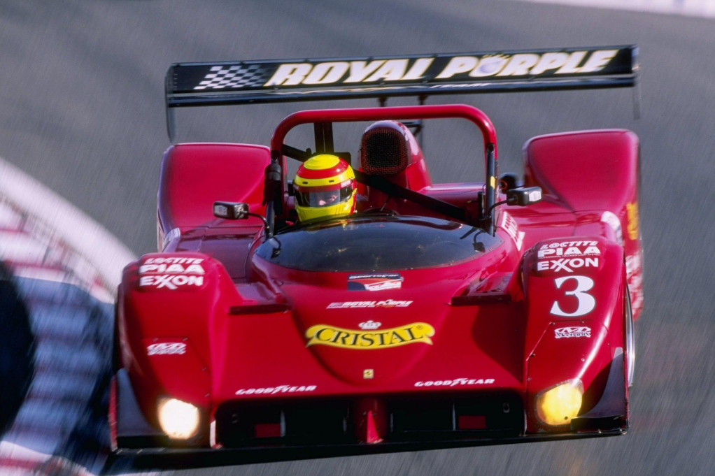 Fermí Vélez inside of the Ferrari 399p, that gave his class winer at Le mans 1998