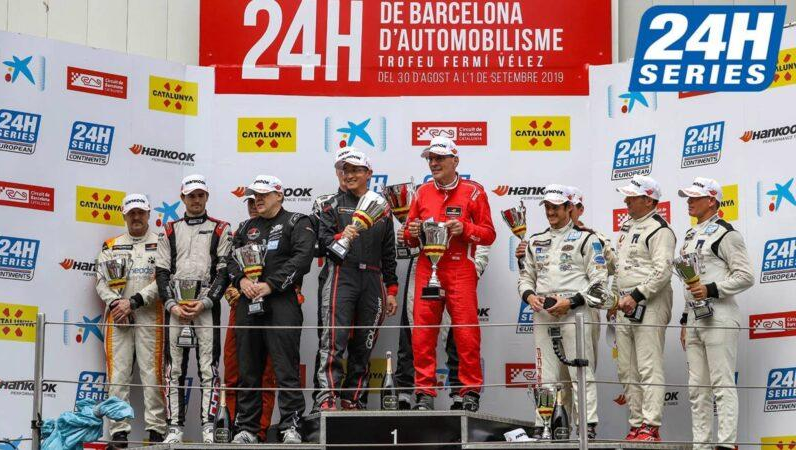 Podium ceremony of 24H of Barcelona