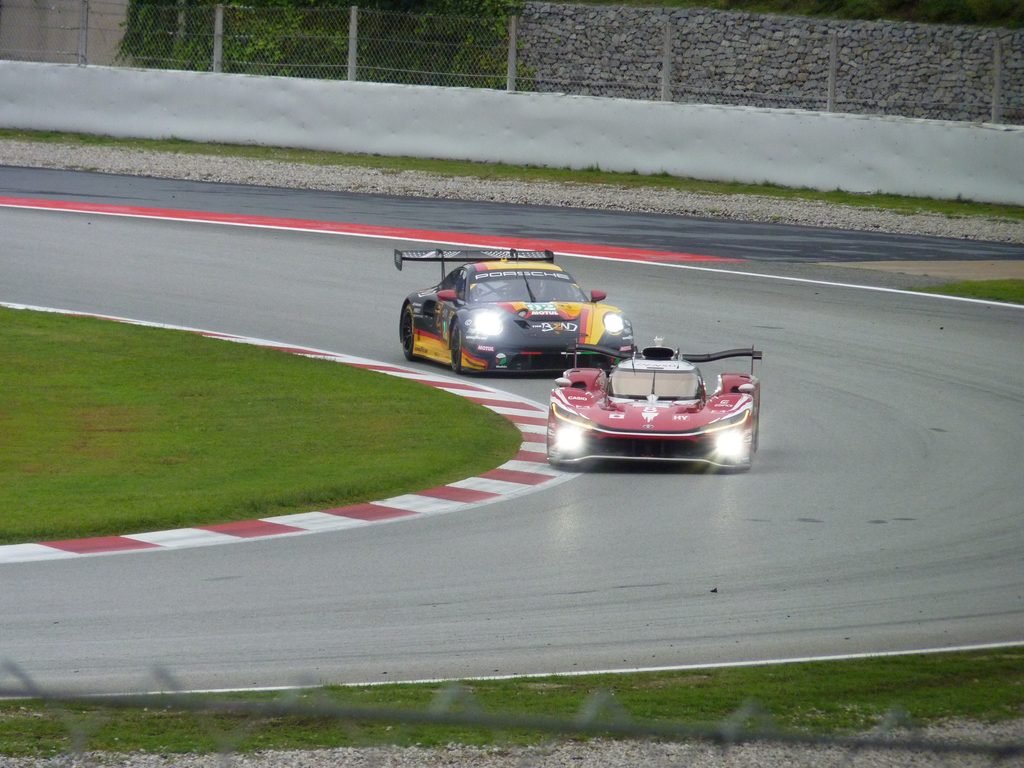 Toyota #8 at T4 of the Circuit de Barcelona catalunya
