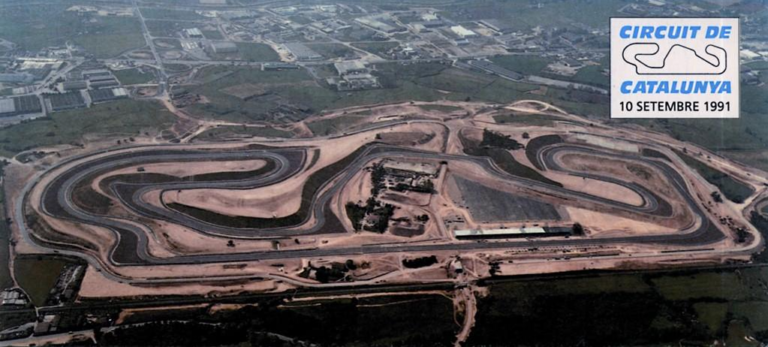 Circuit de Catalunya from the air at 1992