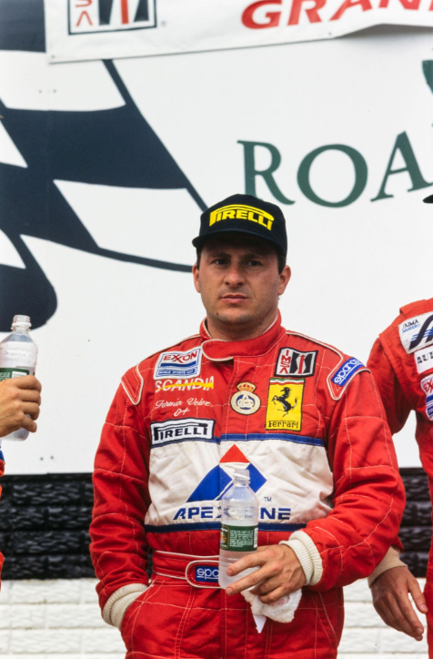 Fermí Vélez at the podium