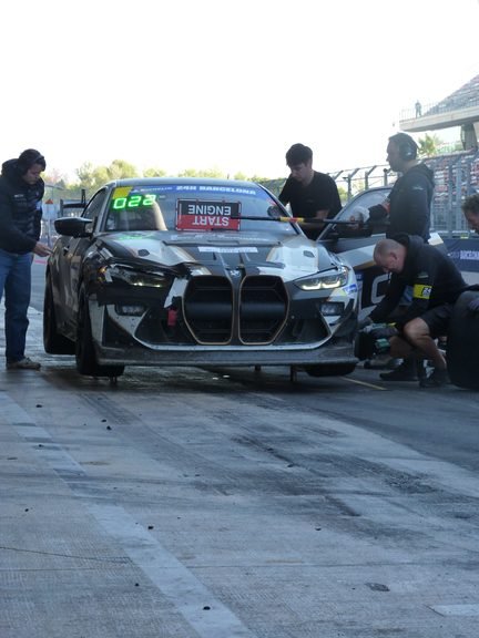 Pitstop of the winner of 24H Barcelona in GT4 class
